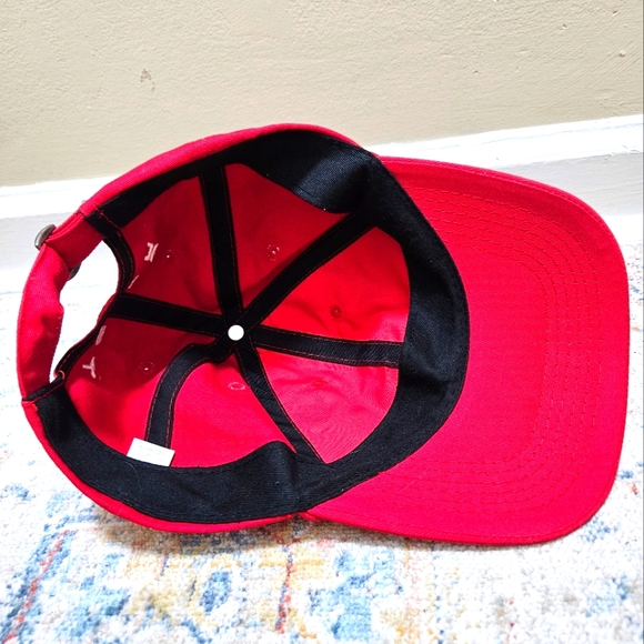 Tesla Red Adjustable Cap Baseball Hat 100% Cotton Mint Condition. - Picture 2 of 4